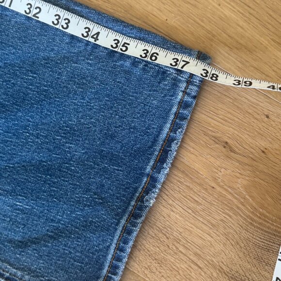 Quince Women's Straight Leg Blue Jeans - Picture 16 of 16